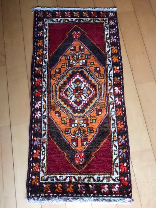 トルコ絨毯　ハンドメイドラグ