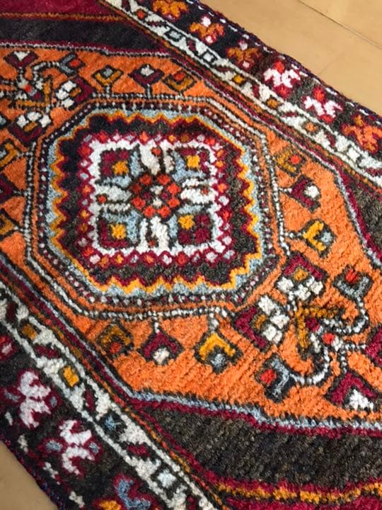 トルコ絨毯　ハンドメイドラグ
