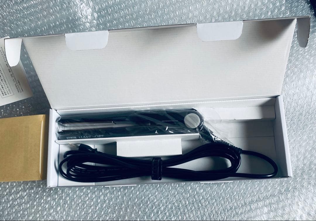 サニープレイス　MGプラチナ輝髪アイロン　ブラック