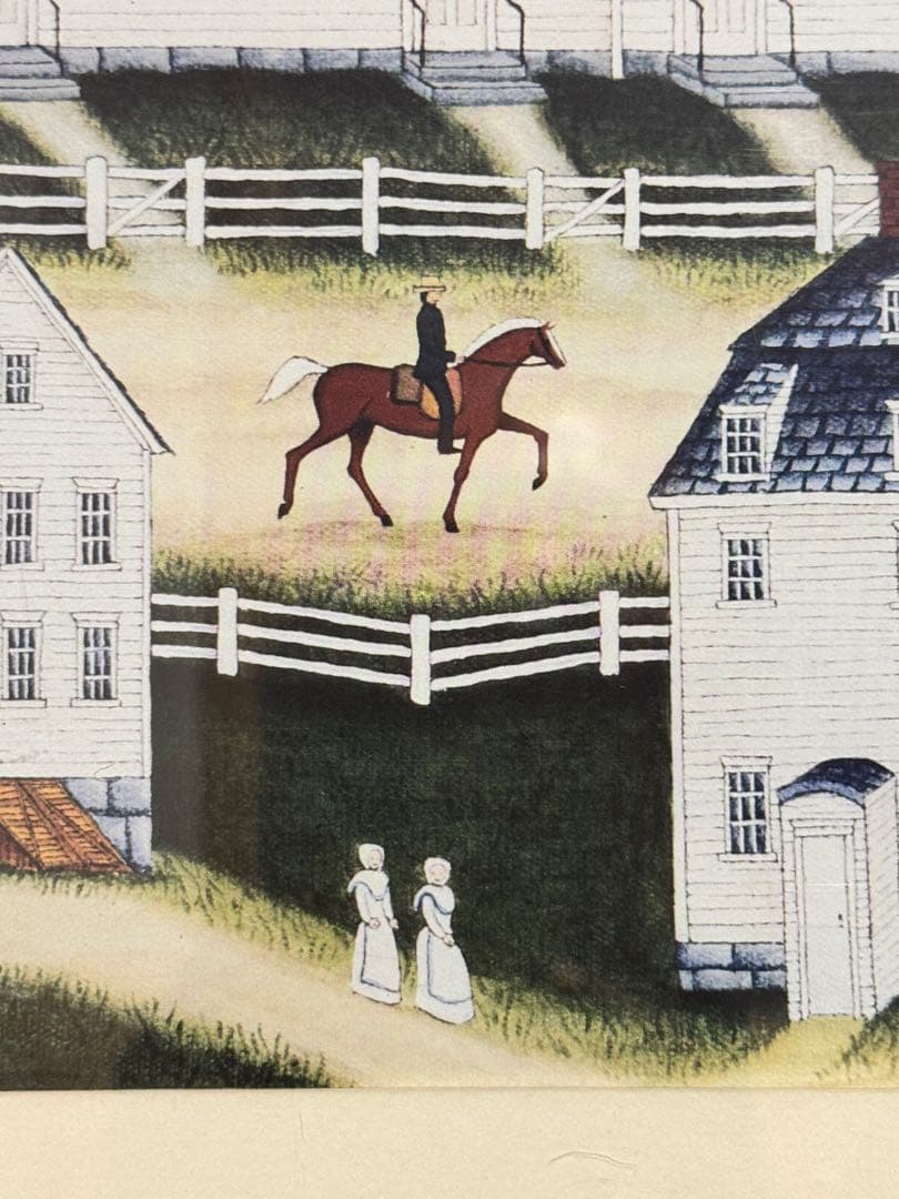 キャシー・ジェイコブセンのシェーカー風景画 k.Jacobsen shaker