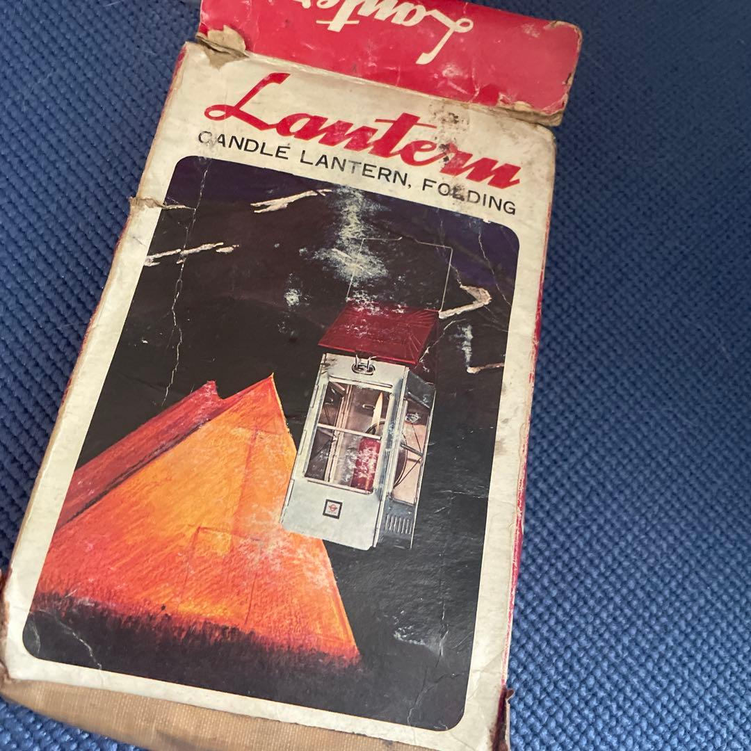 キャンドルランタン　フォールディング　 屋根型 希少品　ヴィンテージ