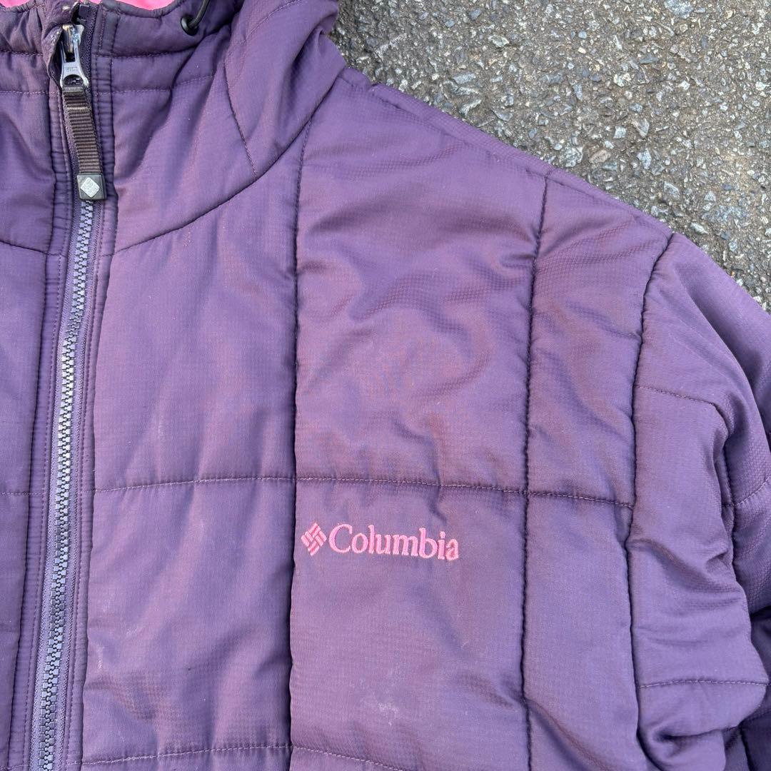 ジャケット・アウター Columbia hooded puffer jacket tech pink