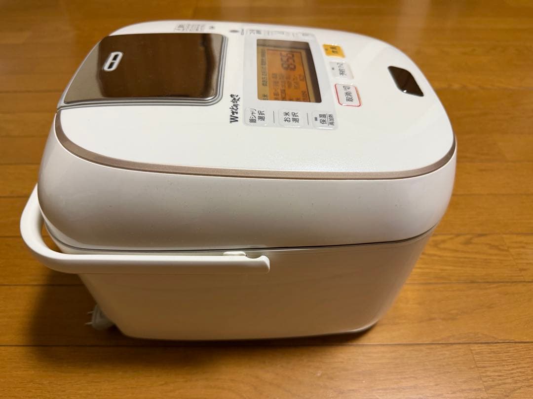 Panasonic可変圧力ＩＨ炊飯器 SR-PW186-W 【Wおどり炊き】