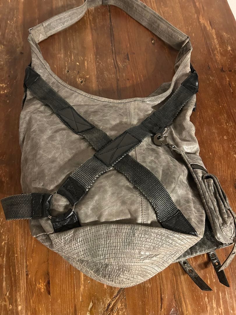 kmrii レザー　ショルダーバッグ　Y2k 初期　セパレート　ケムリ