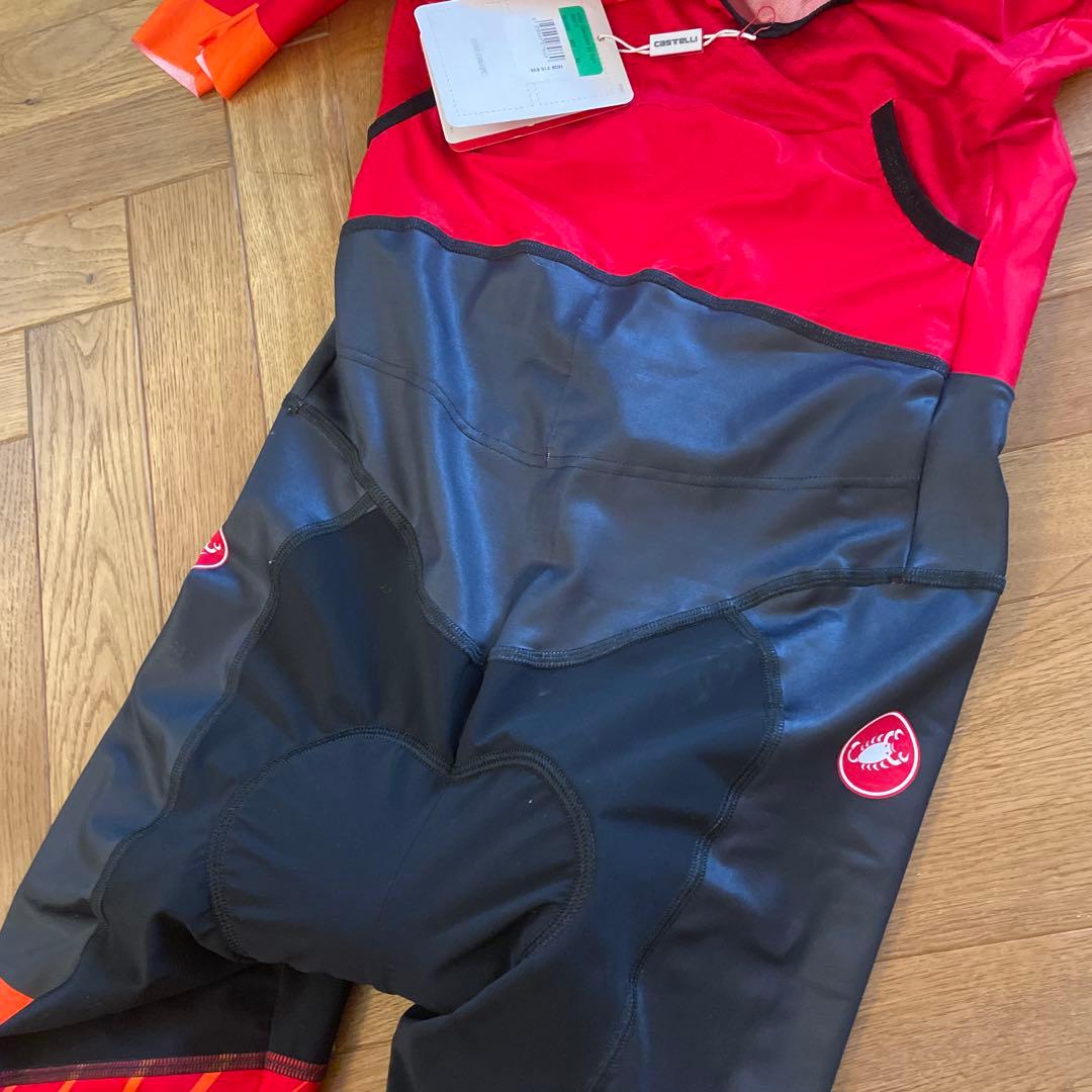 Castelli トライアスロンウェア メンズXLサイズ レッド/ブラック