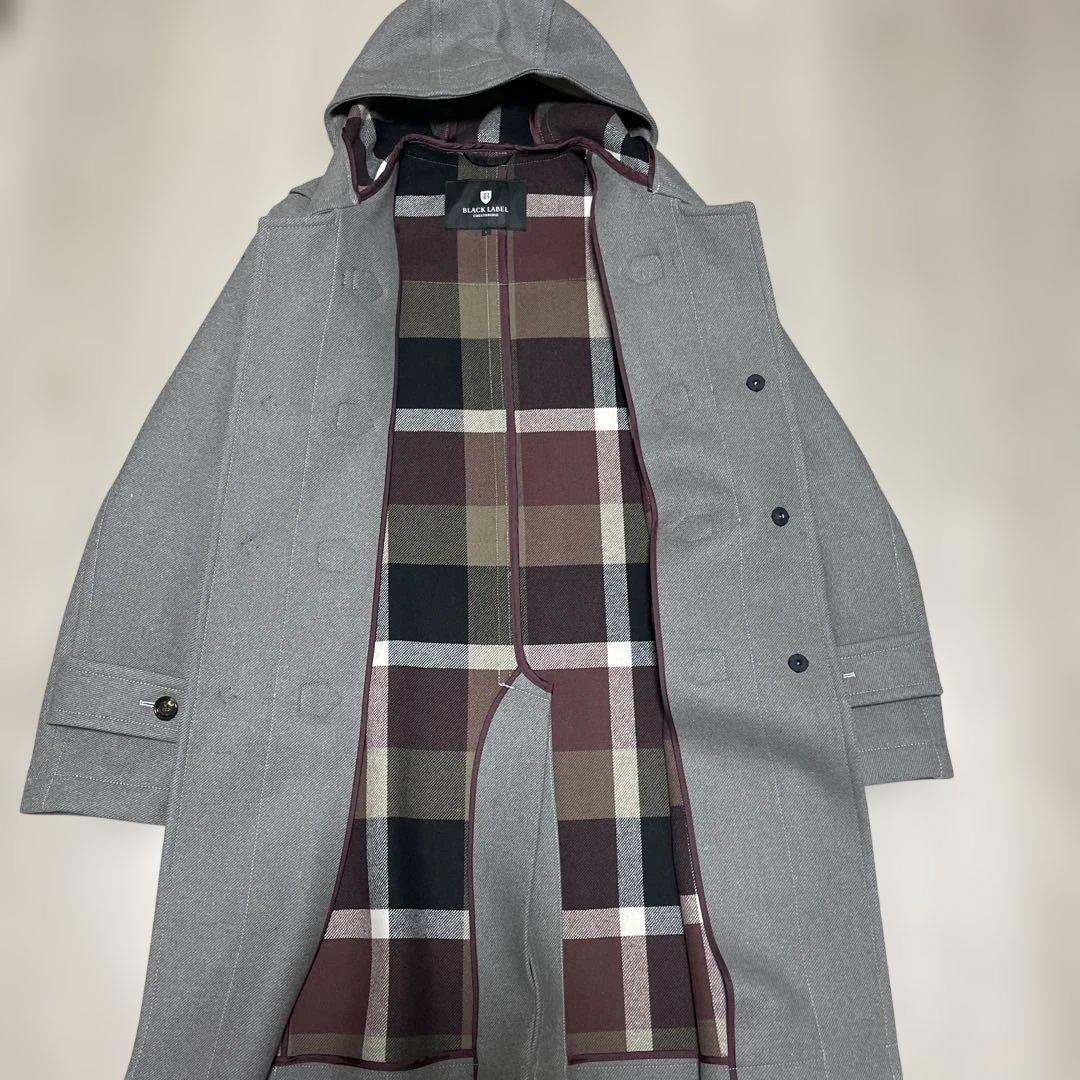 あきちゃん 美品★ブラックレーベル クレストブリッジ ダッフルコート Ｌ