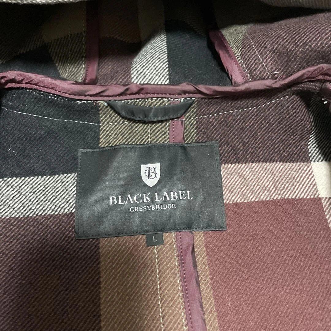 あきちゃん 美品★ブラックレーベル クレストブリッジ ダッフルコート Ｌ