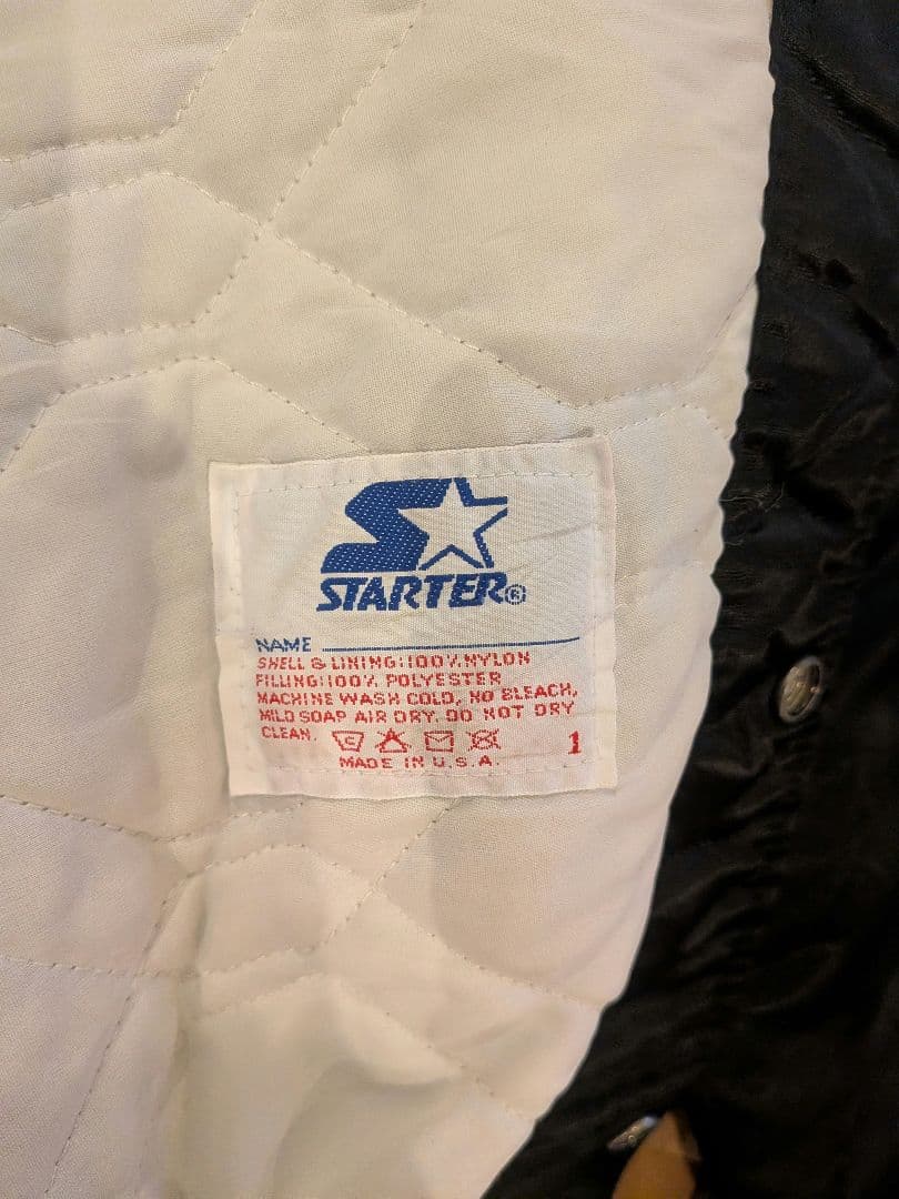 USA製 Starter ホワイトソックス スタジャン