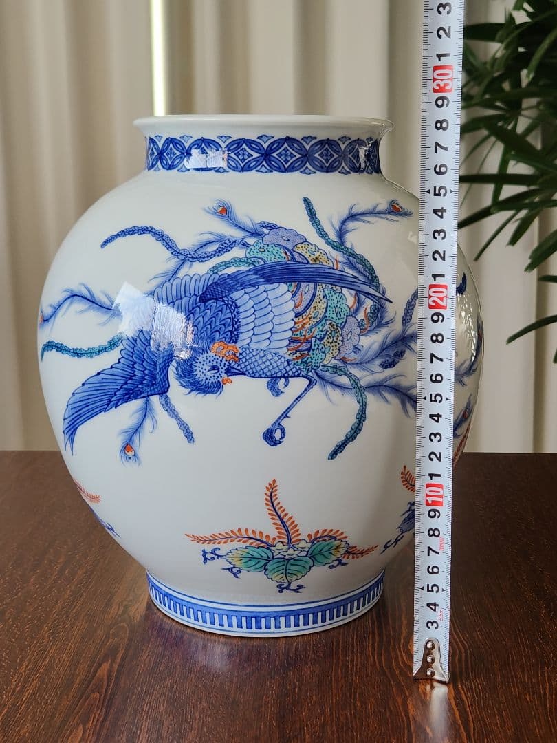 御庭焼　市川光春　伊万里焼　鍋島焼　有田焼　花瓶　フラワーベース