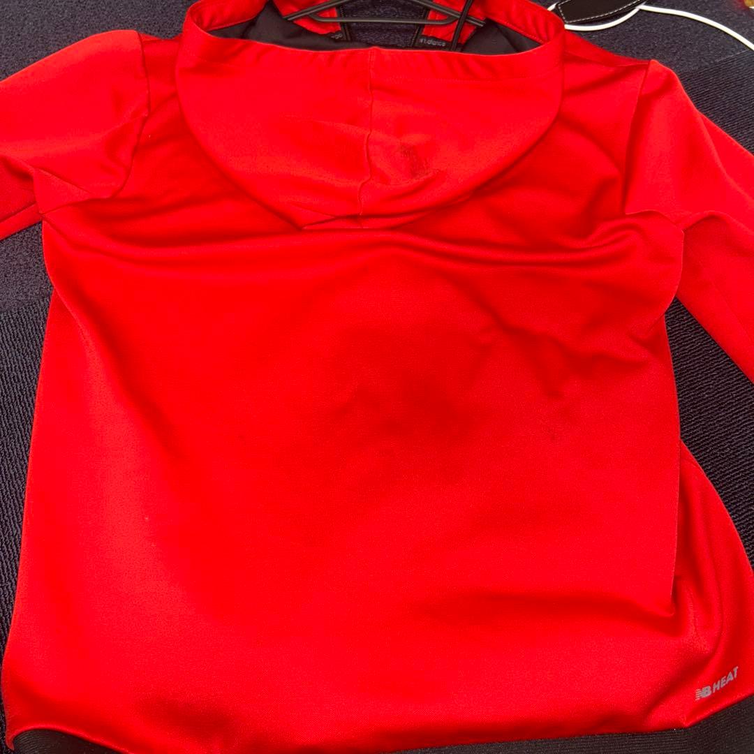 New Balance フード付きジャケット M レッド