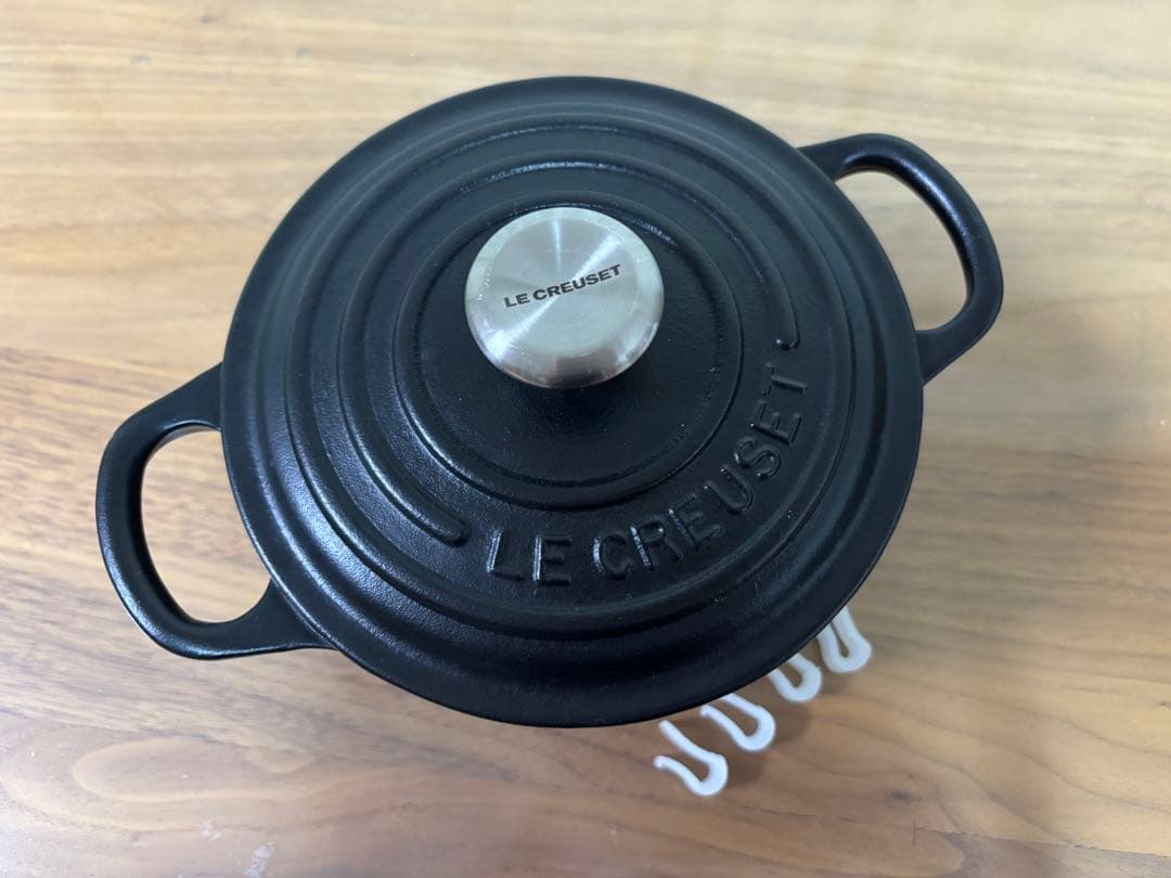 ル・クルーゼ ココットロンド 14cm（マットブラック）