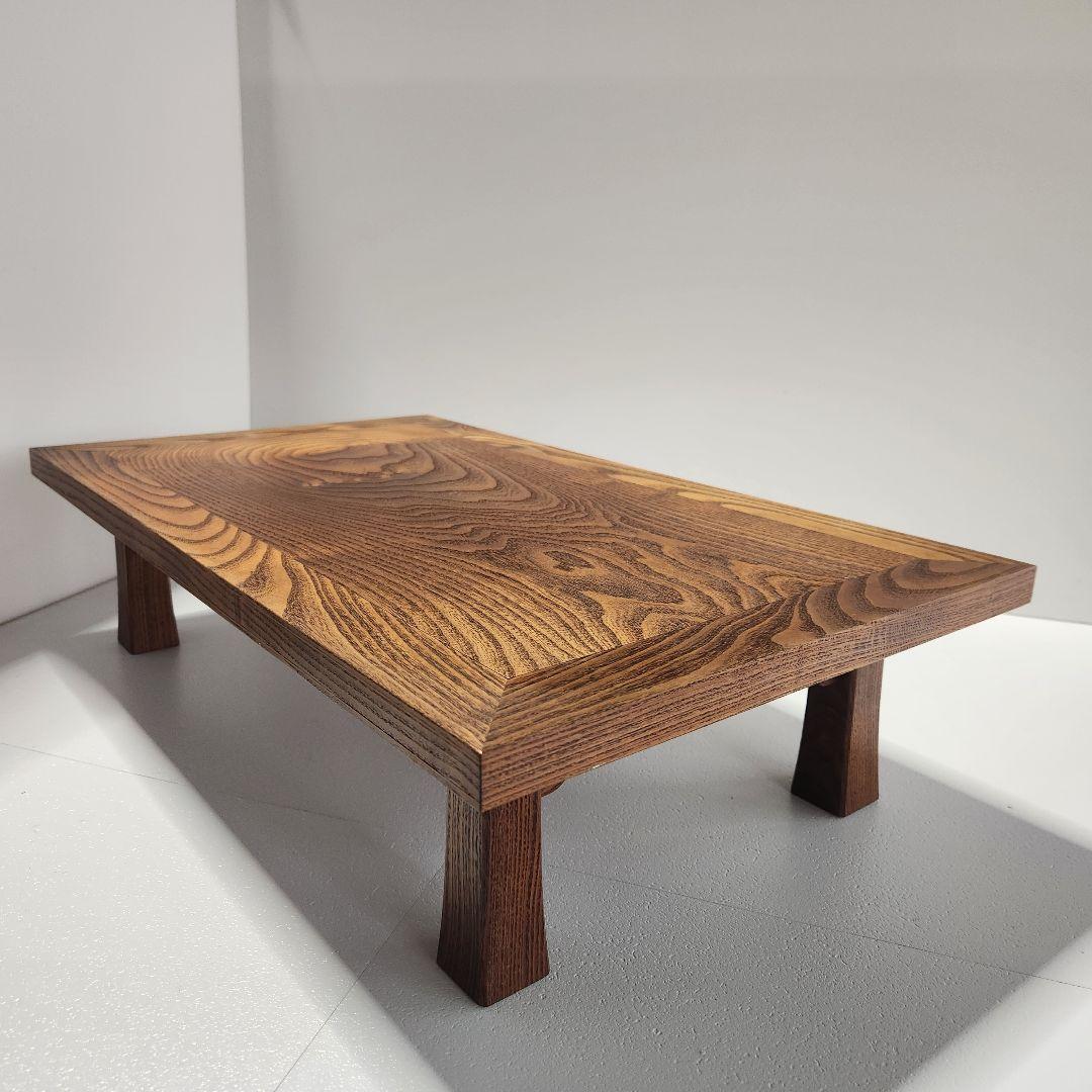 高級工芸品　天然木　花台　盆栽卓　ミニちゃぶ台