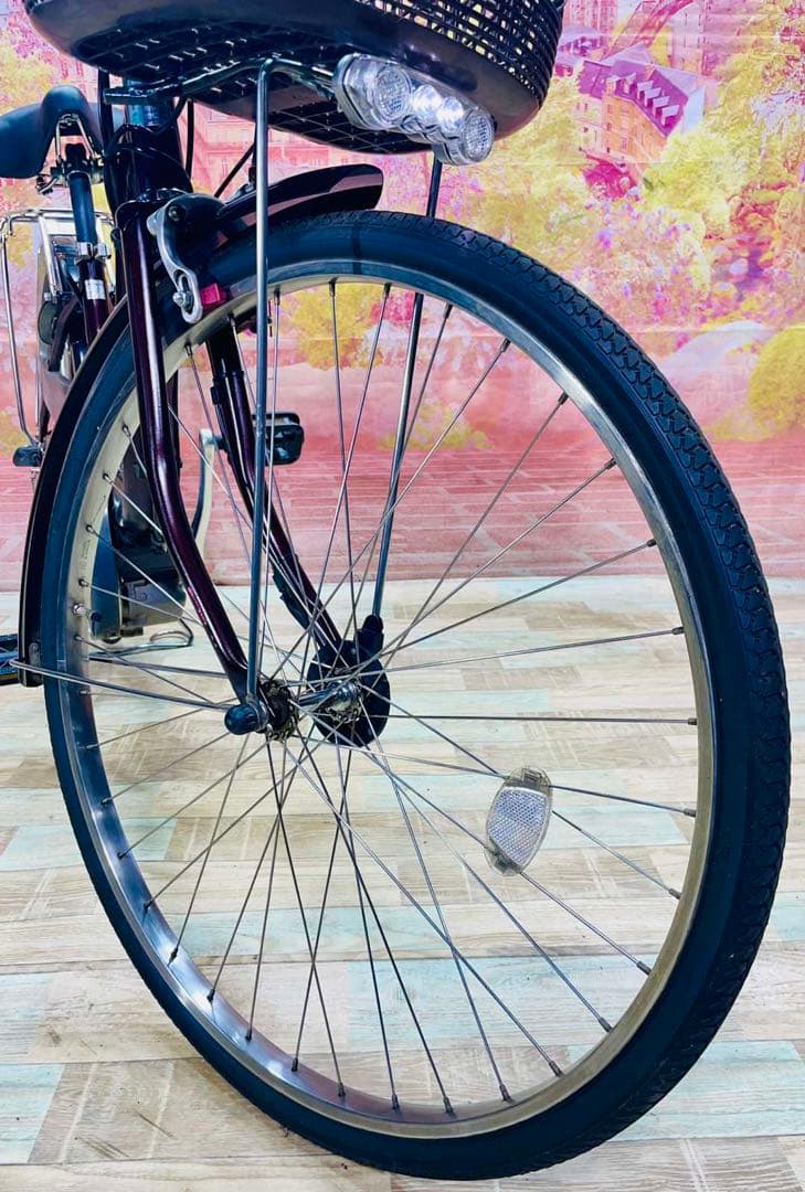 K2921 電動自転車ヤマハ ママチャリ 26インチ パスナチュラ 送料無料