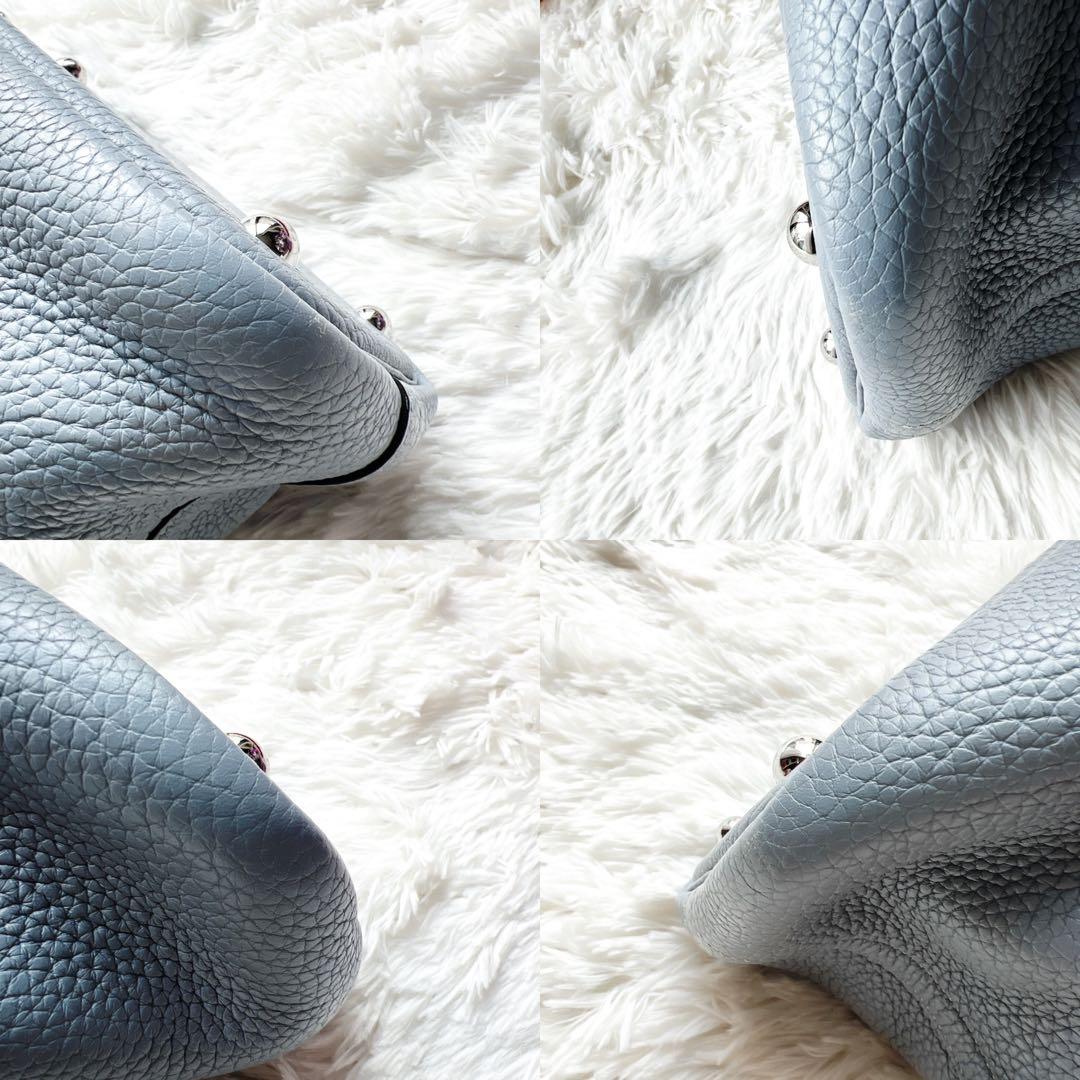 美品　HERMÈS エルメス　 ボリード31 ブルーラン　ブルーリン　クレマンス