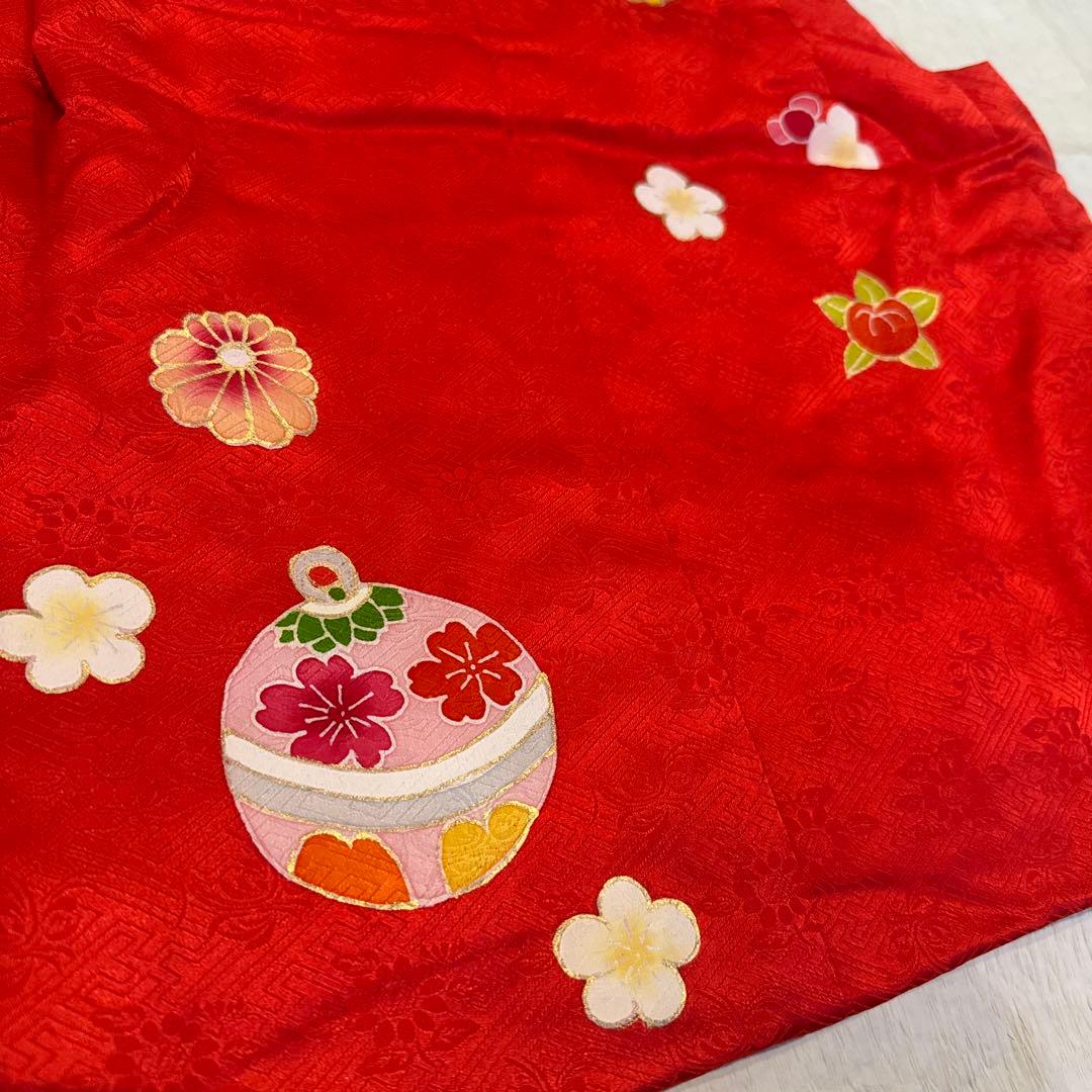 総額約8万円！七五三　正絹　被布　草履、おまけの足袋、髪飾り付き