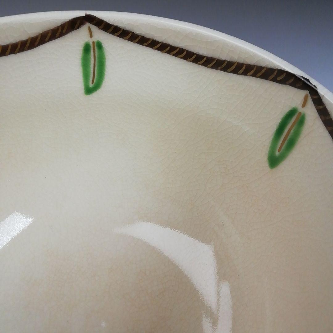 Ｗ２０　茶碗　『仁清　注連縄』『田中万祥 造』　共箱　抹茶碗　茶道具