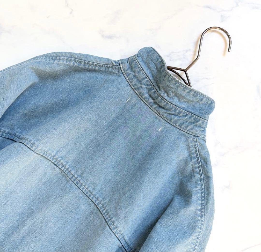 美品✨アッパーハイツ　ビッグシルエット　デニムシャツ　ゆったり　羽織り　サイズ1