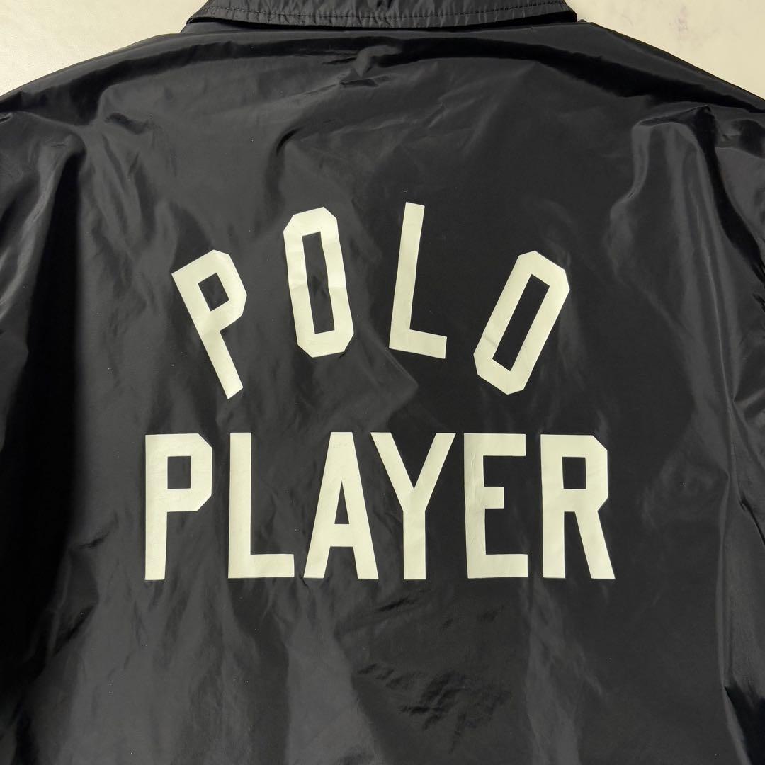 現行 ポロラルフローレン 裏地サーマル コーチジャケット バックプリント