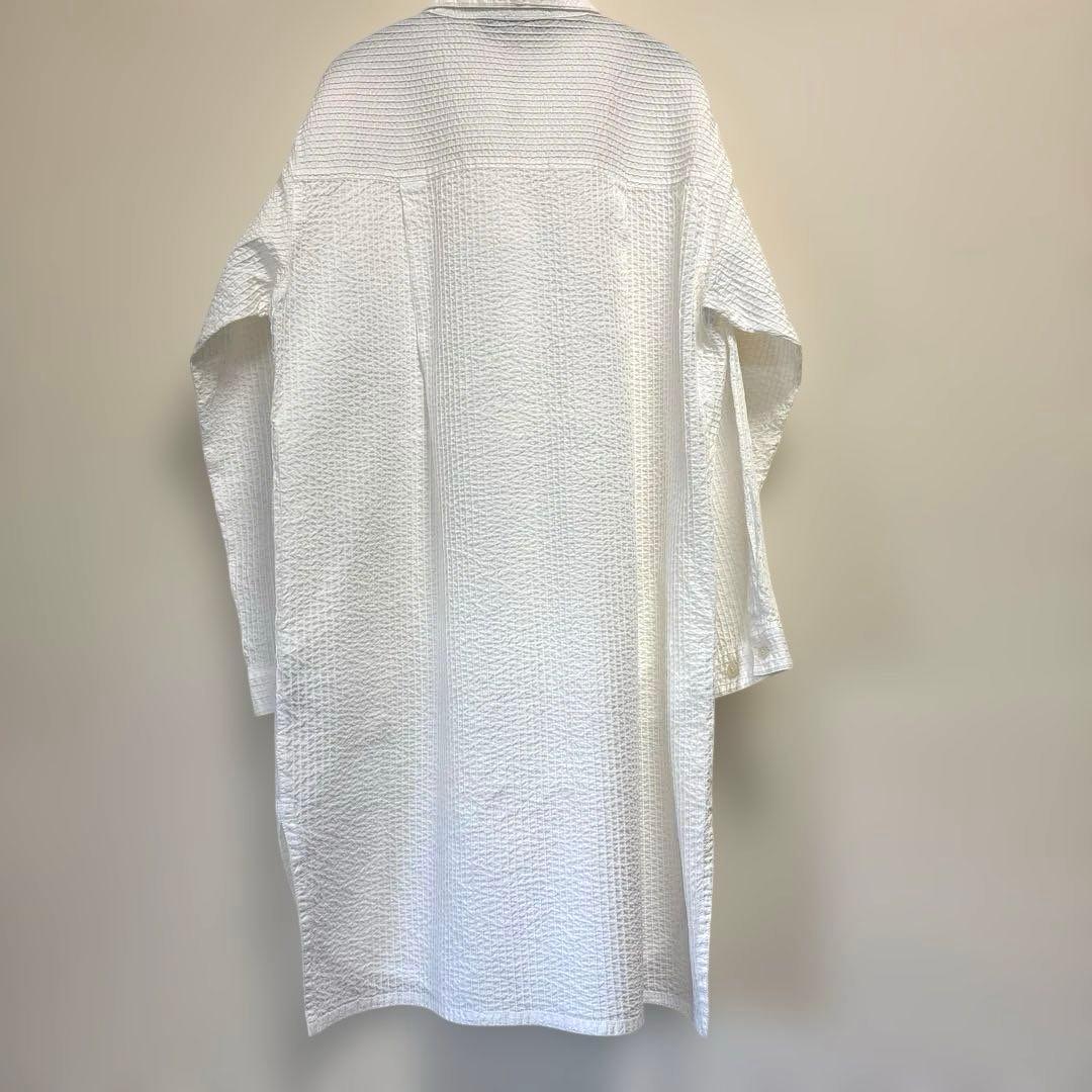 YACCO MARICARD 総ピンタックシャツ　シャツワンピース　未使用品