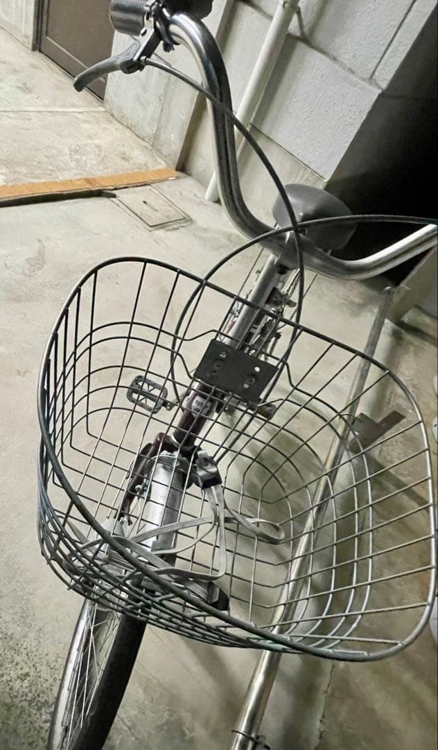 シティサイクル26インチ、リアキャリア付き