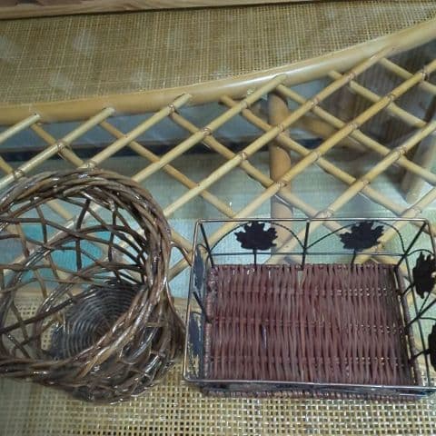 ⭐️かごまとめ売り・籐かご・バスケットカゴ5点