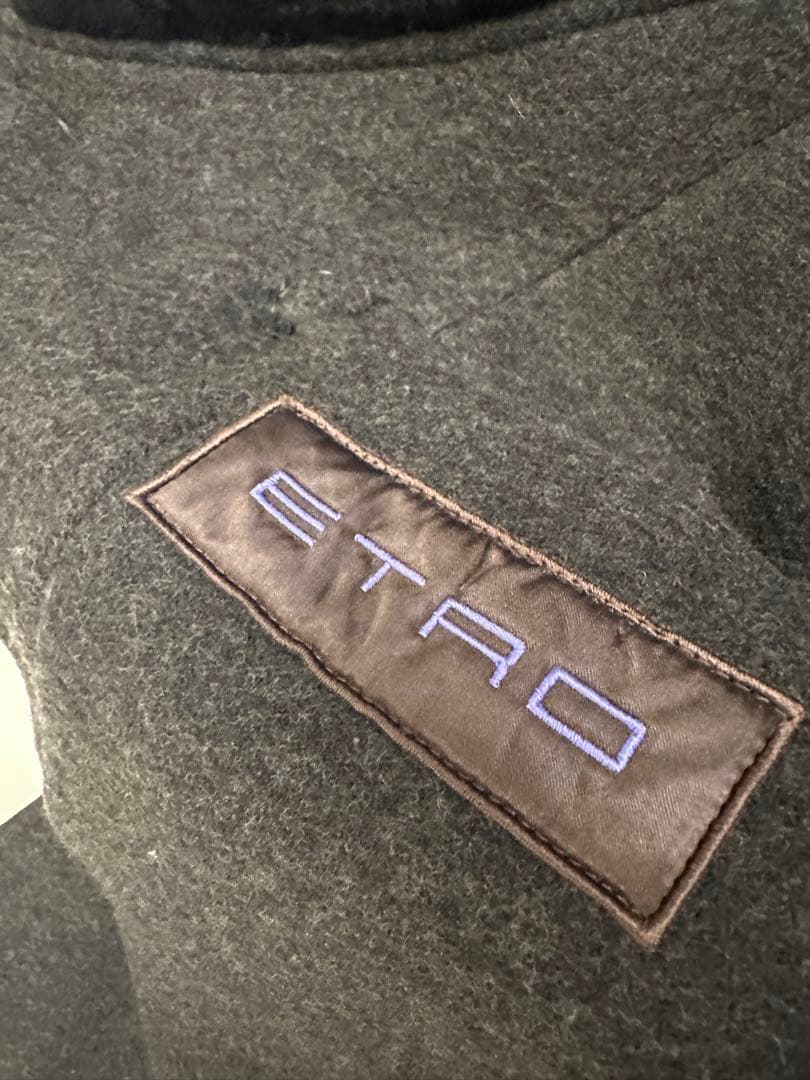 ETRO エトロ コート　ロングコート グレー　サイズ48