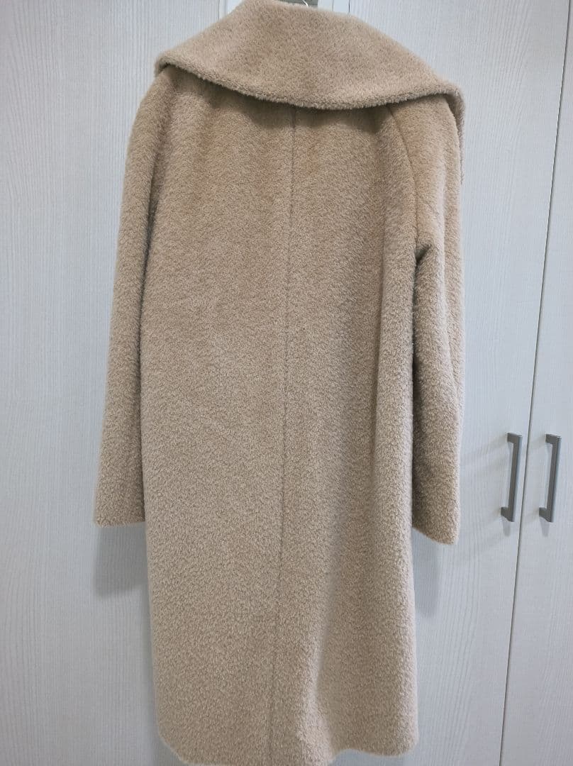 極美品✨マックスマーラ　テディベアコート　ロングコート　アルパカ混　38⑥