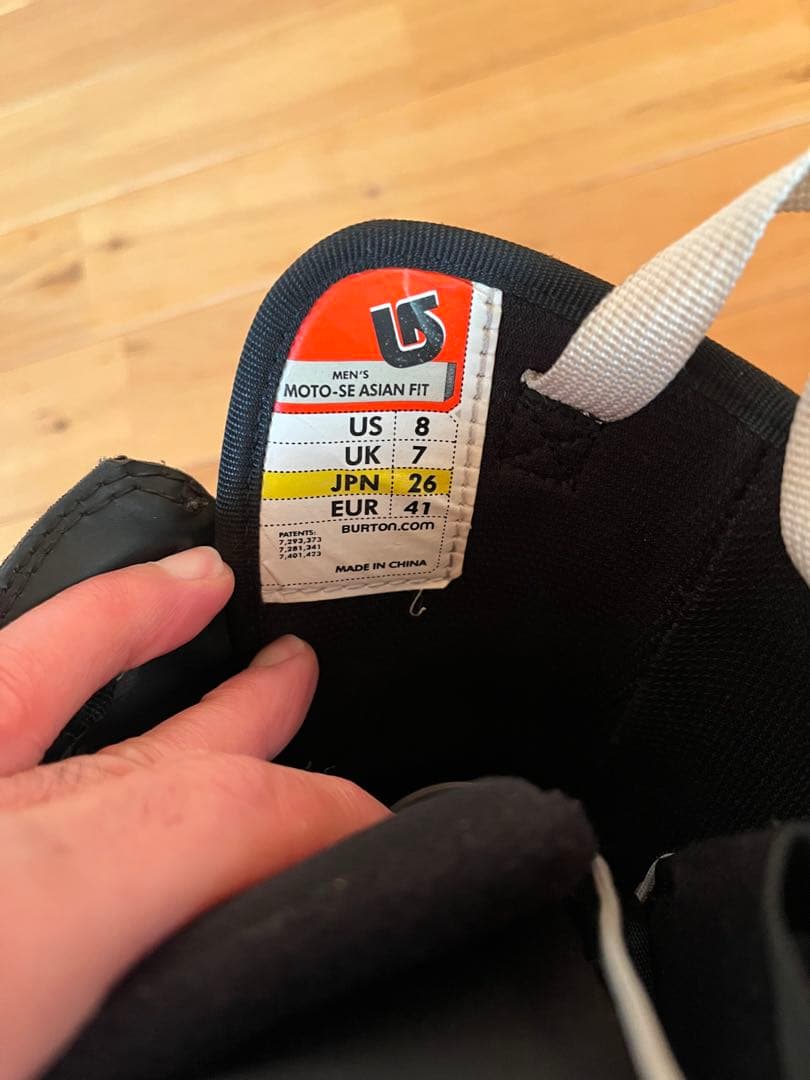 BURTON MOTO-ASIAN FIT 26センチ