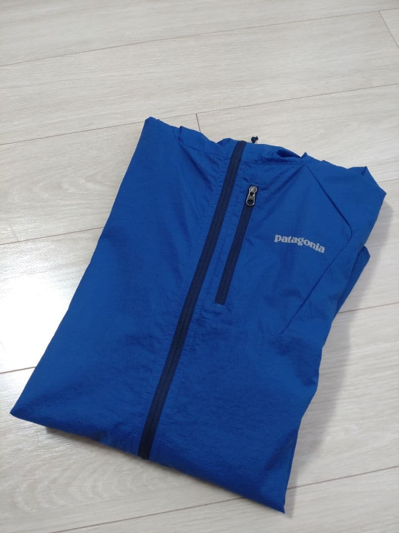 【美中古】パタゴニア　フーディニジャケット　バイキングブルー　メンズM