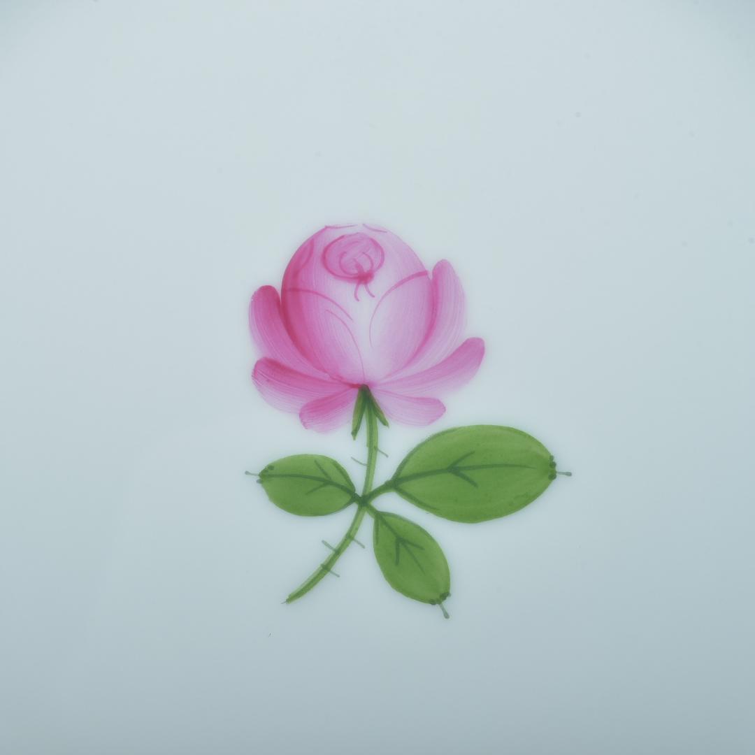 美品 アウガルテン 皿 19.5cm 中皿 ローズ インテリア ウィーン