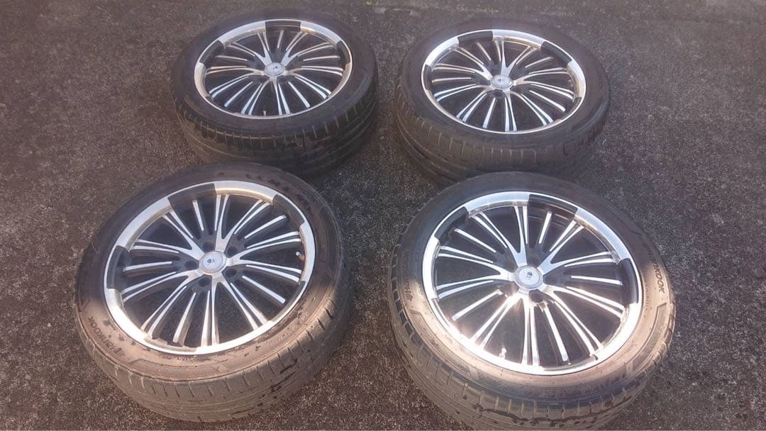19インチ ホイールタイヤセット 商品引き取りの場合15000円にてご対応可能