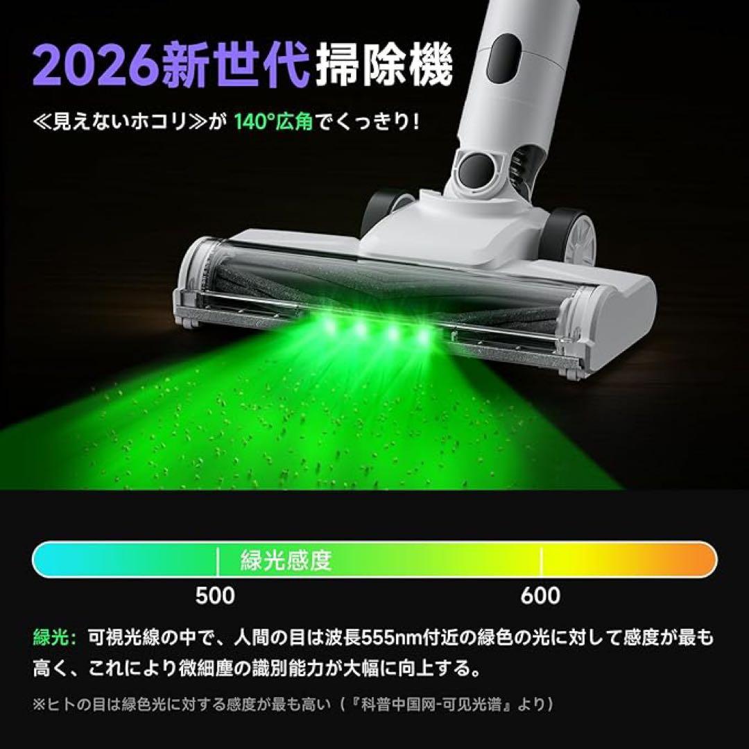 【コードレス掃除機】 自立式 1.2L大容量ダストカップ PSE認証
