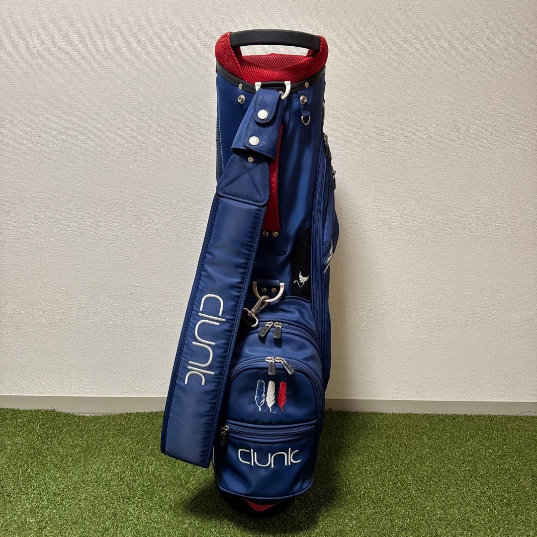 clunk クランク スタンド式 キャディバッグ 撥水 9型