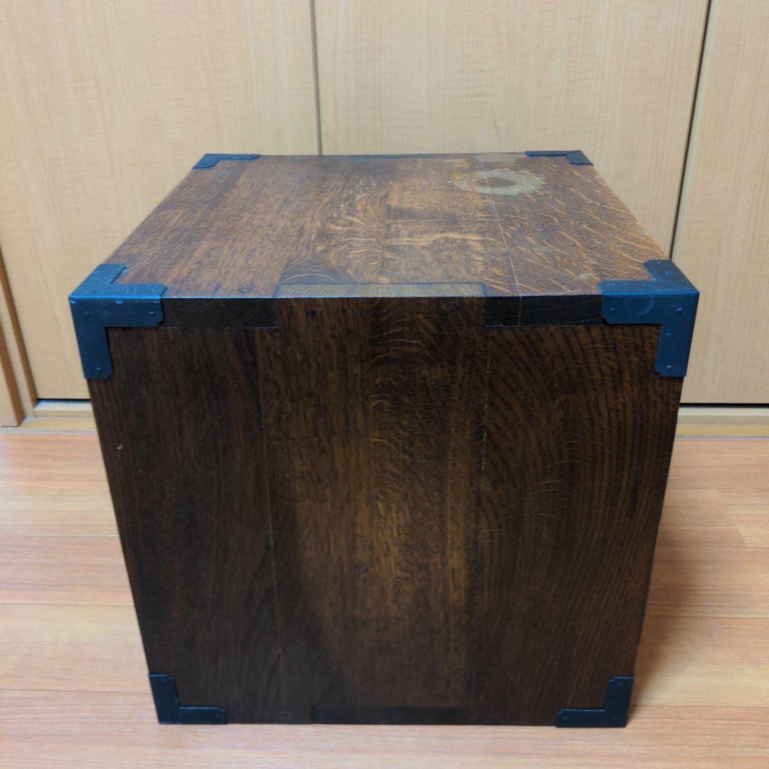 キツツキ　飛騨産業船箪笥　小物入　三段 アンティーク 小箪笥 和箪笥 ミニ箪笥