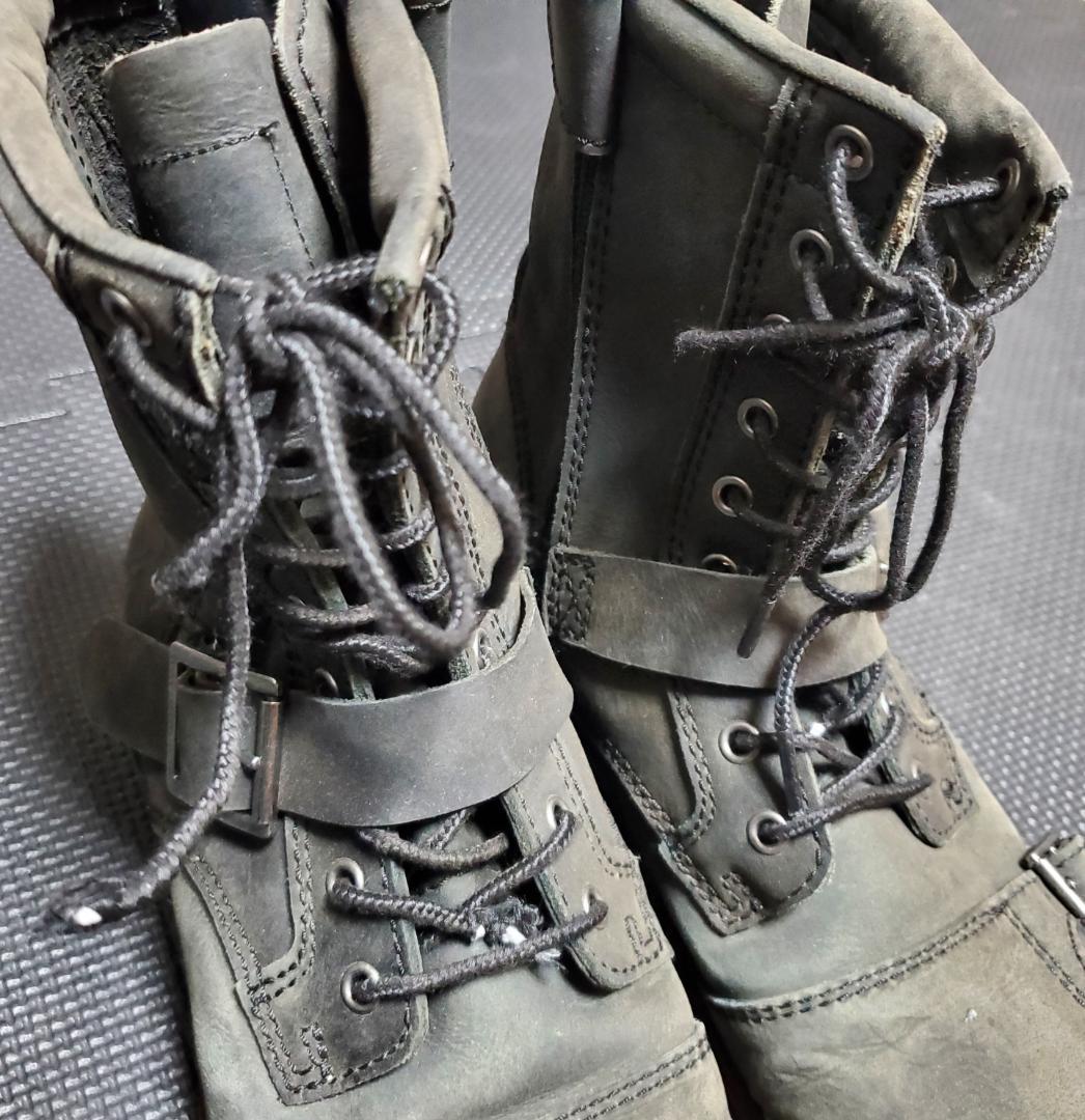 ALPHA INDUSTRIES 9 Hole BikerBoots ミリタリー