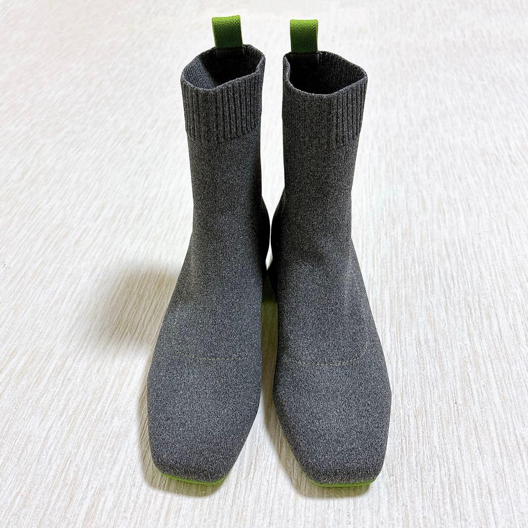 VIVAIA ビバイア Regina Pro ショートニットブーツ 撥水 グレー