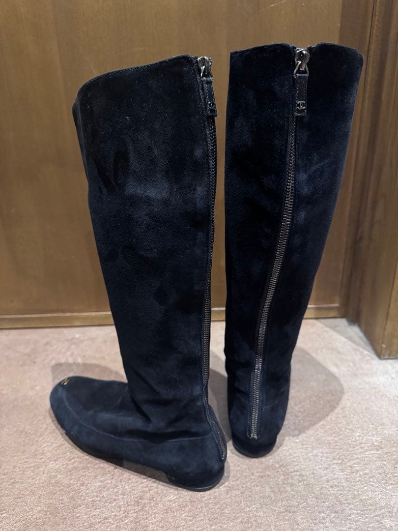 CHANEL ロングブーツ ブラック 37