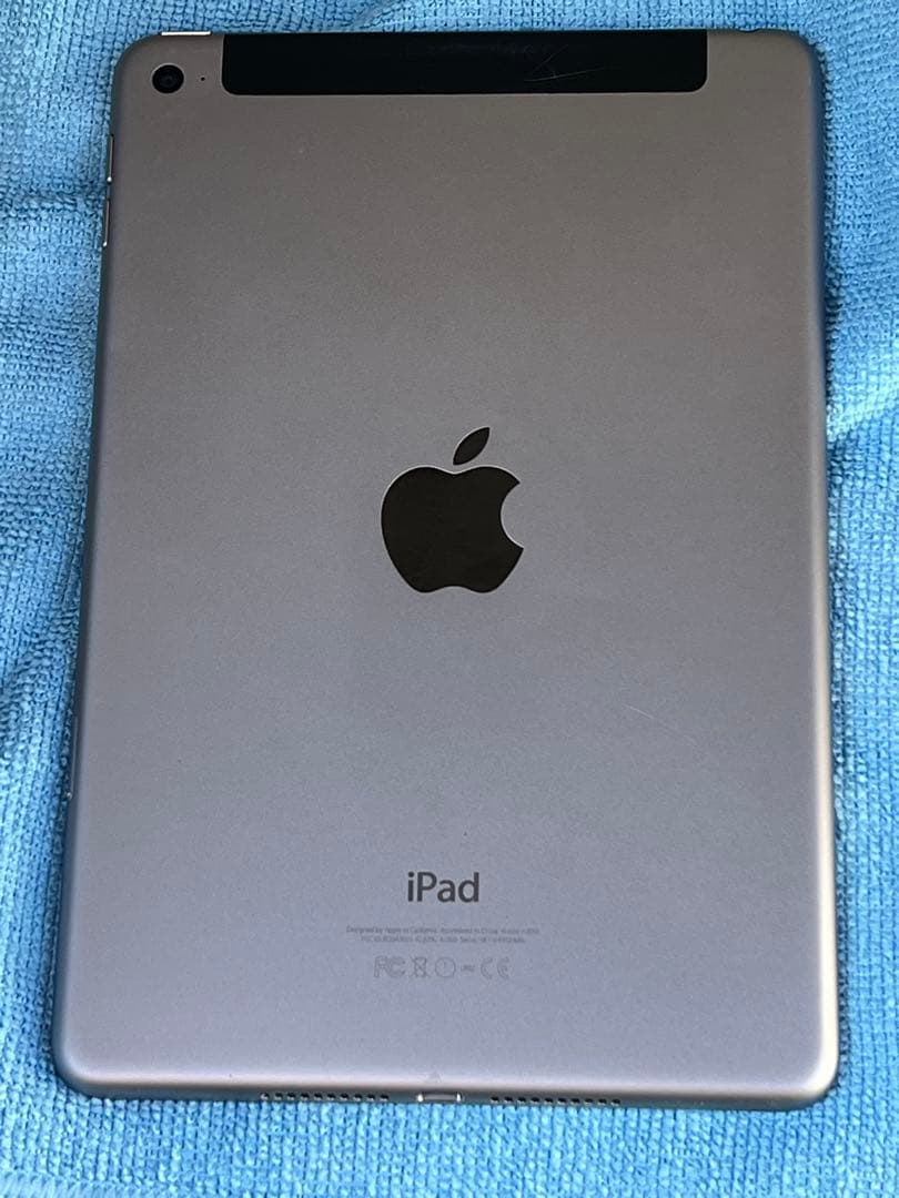 iPad mini 4 128GB セルラー SIMフリー 84% 美品