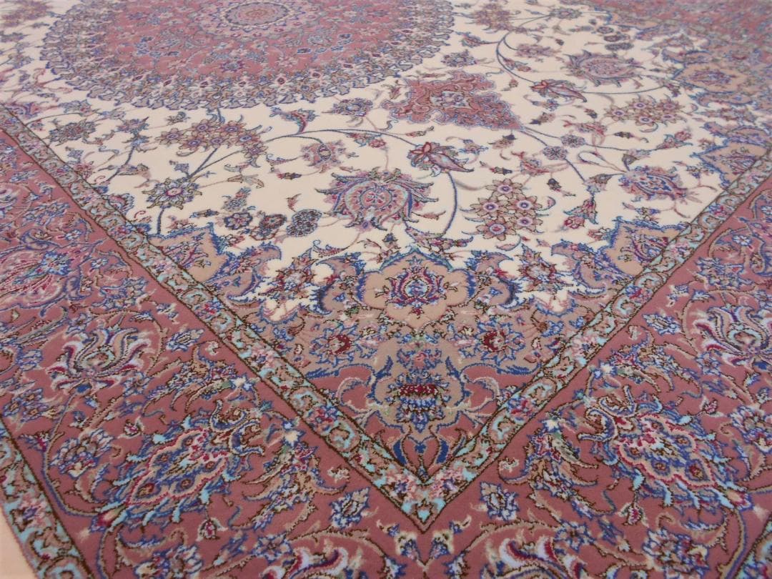 専用！高密度！輝く 本場イラン産 絨毯！約150×225cm‐200721