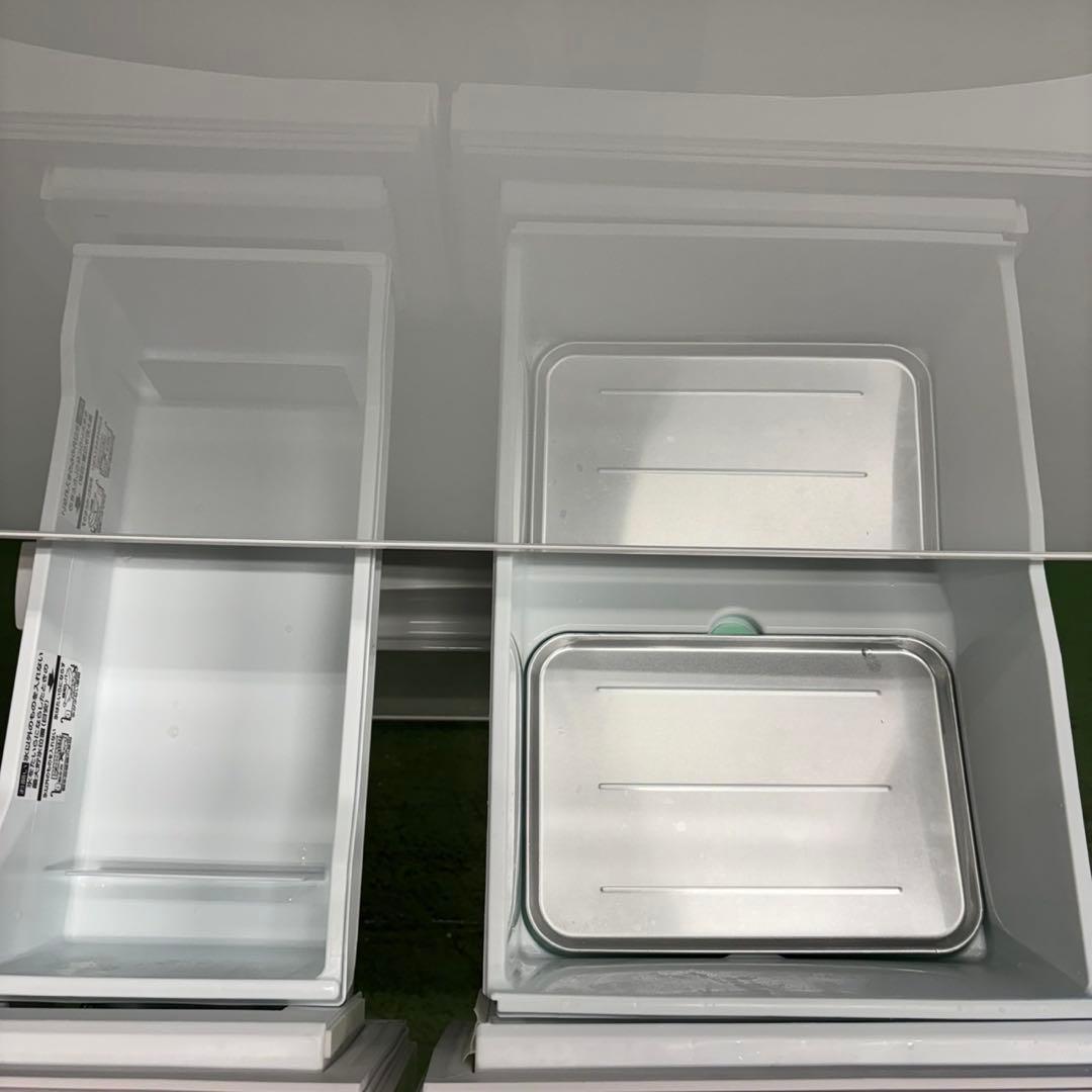 508 ガラストップ　冷蔵庫　大型　右開き　自動製氷機付　400L強　美品