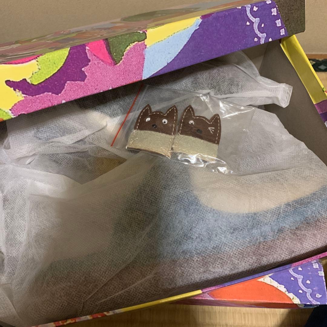 エスタシオン　可愛いサボ　Mサイズ ○ブルー×カーキー色