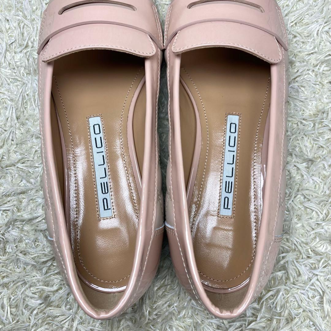 『未使用』PELLICO DAMA キルティング フラットパンプス ピンク 38