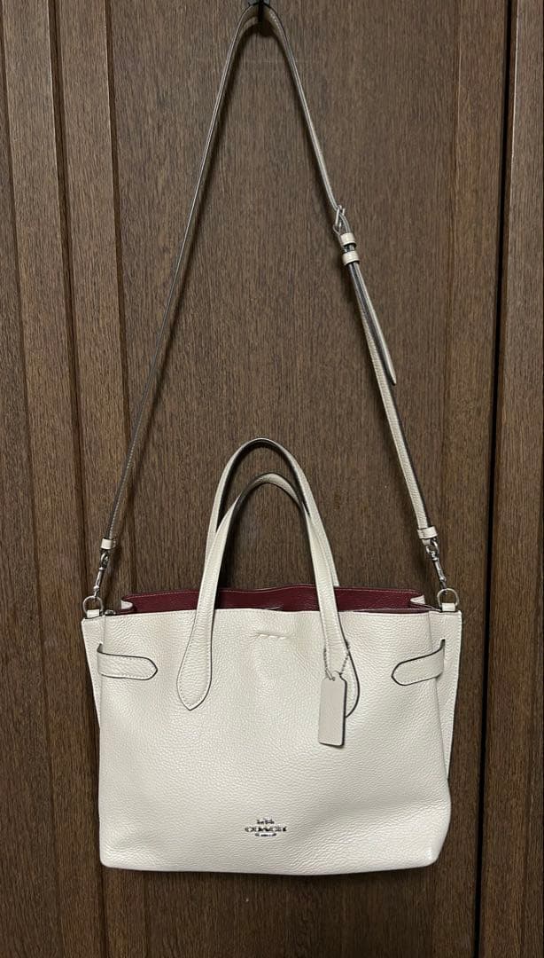 ★Coach/コーチ/ハンナ キャリーオール-美品★