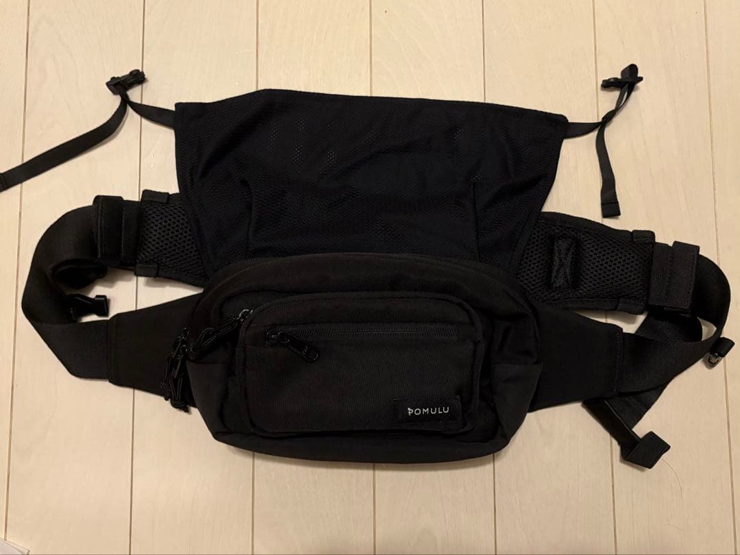 【洗濯済美品】POMULU ポムル　2WAYヒップシート