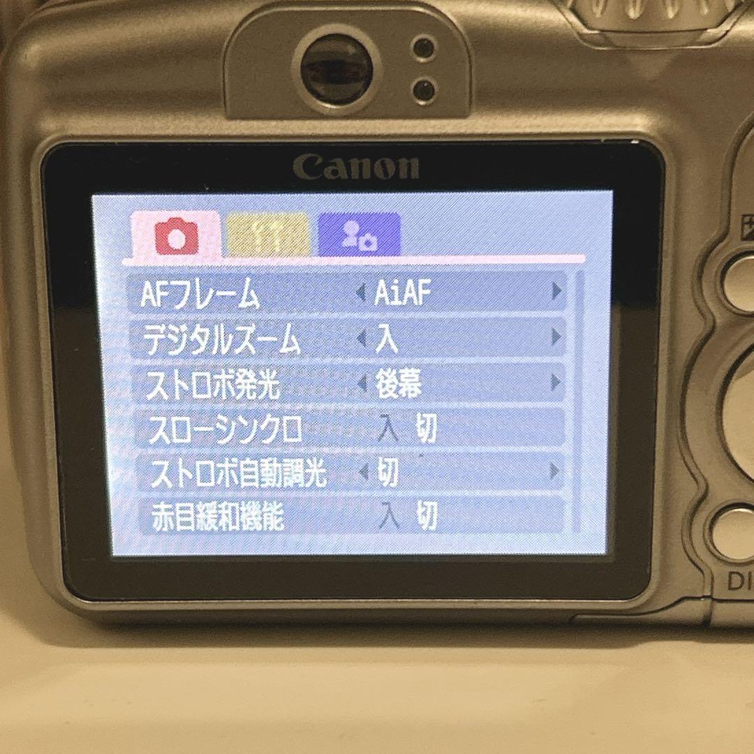 【美品】Canon PowerShot A710 IS 外箱 取説 専用ケース付