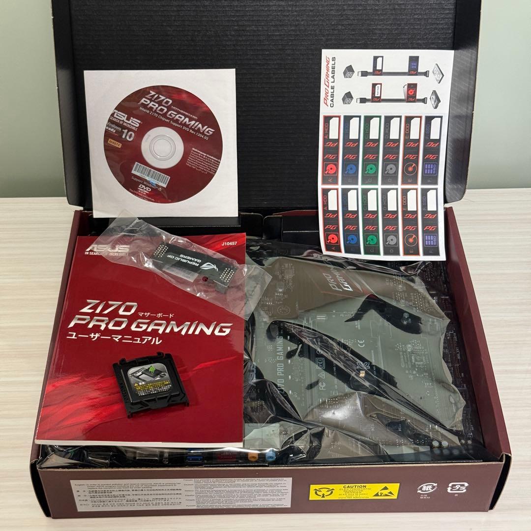 ASUS Z170 PRO GAMING マザーボード/6600K/16GB