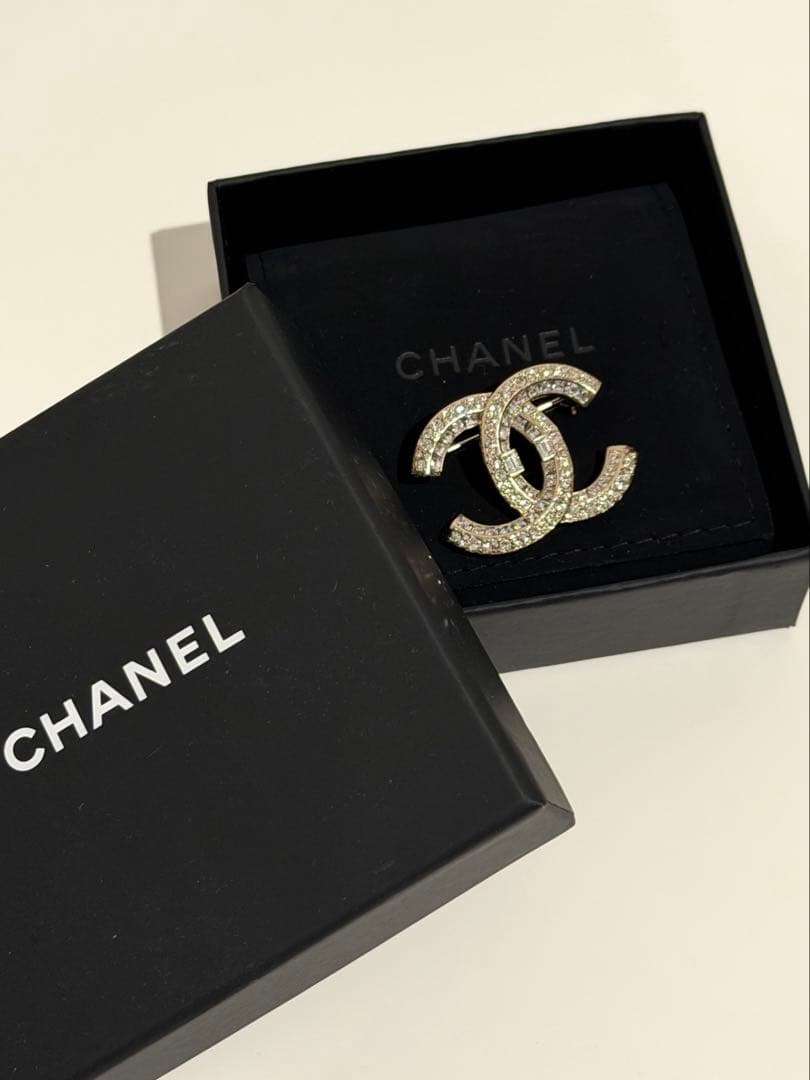 ☆早い者勝ち☆CHANEL シャネルブローチ シャンパンゴールド【美品】
