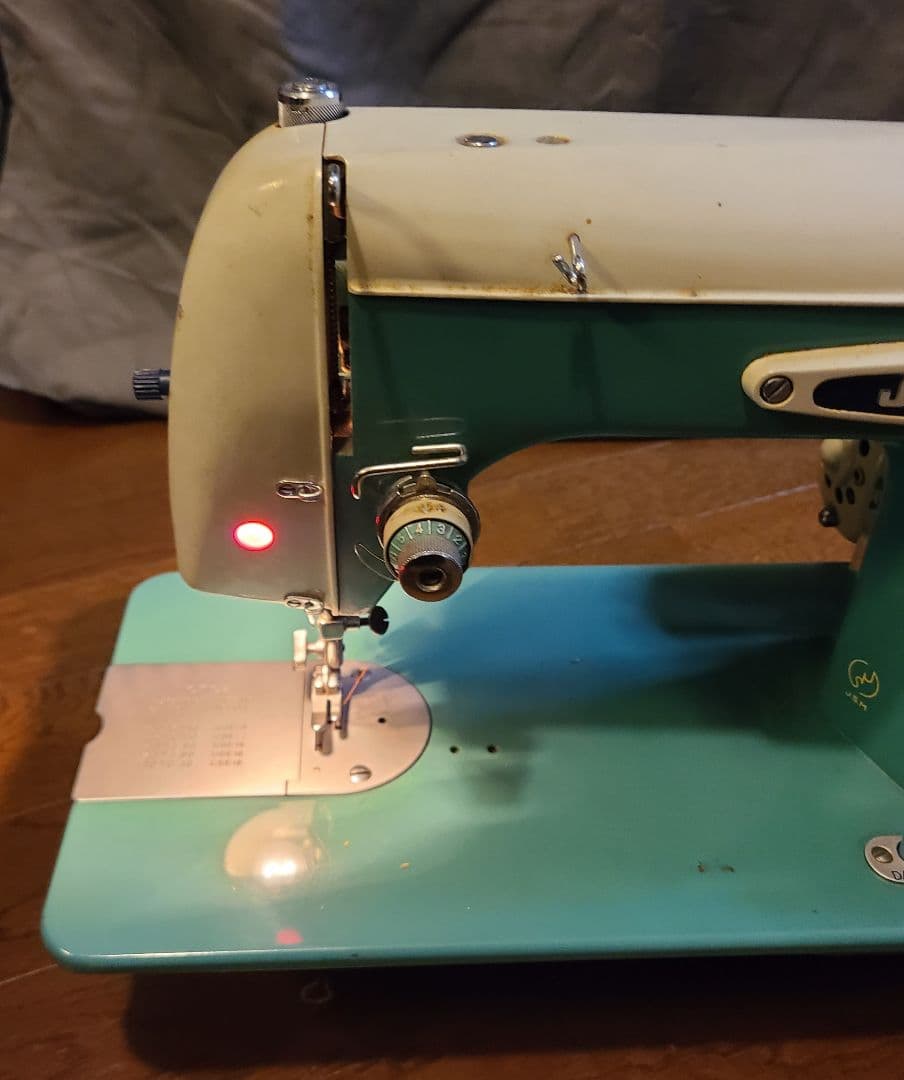 ジャノメミシン　足踏み　昭和レトロ