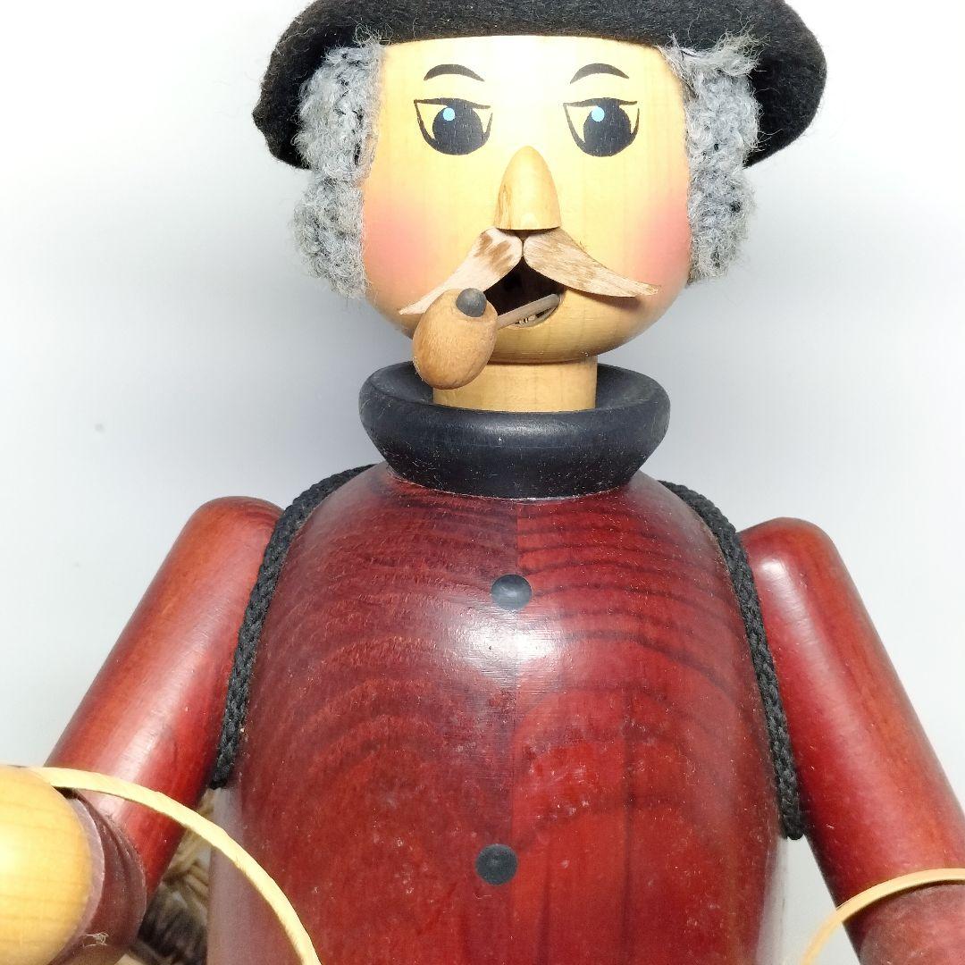 当時物 クーネルト ドイツ製 煙出し人形 カゴ売り 特大 約42cm 現状品