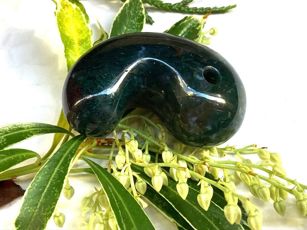 日本一の安価卸しを目指し‼️碧玉‼️出雲石勾玉　最高峰コレクション‼️鑑別書無しの安価